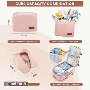 Ordered two on accident and it’s TSA approved as a carry on but fits everything